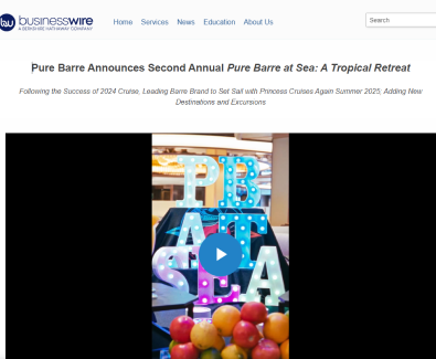 Pure Barre At Sea 2025